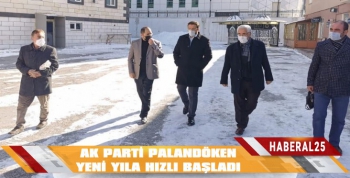 AK Parti Palandöken Yeni Yıla Hızlı Başladı