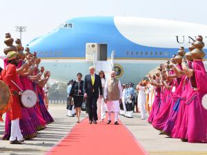 ABD Başkanı Trump, ilk resmi ziyareti için Hindistanda