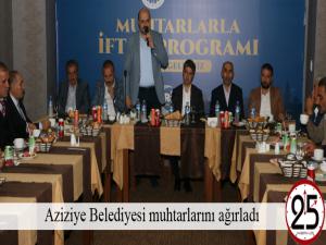 Aziziye Belediyesi muhtarlarını ağırladı 