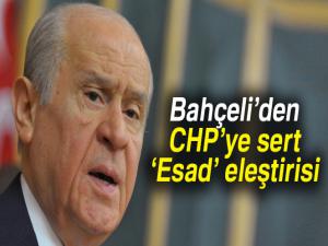 Bahçeli'den CHP'ye sert Esad' eleştirisi