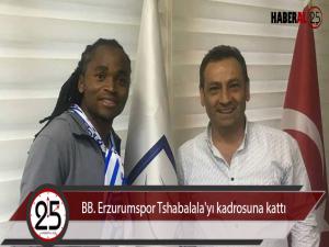  BB. Erzurumspor Tshabalala'yı kadrosuna kattı 