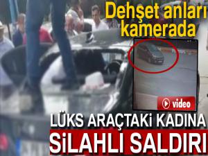 Beylikdüzü'nde lüks bir otomobile silahlı saldırı