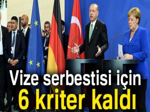 Cumhurbaşkanı Erdoğan: Vize serbestisi için 6 kriter kaldı'