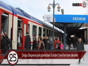 Doğu Ekspresi yolcularından Turizm Trenine tam destek 