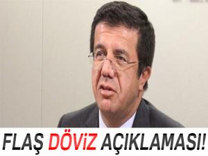 Ekonomi Bakanı Nihat Zeybekçi'den flaş döviz açıklaması