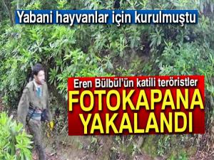 Eren Bülbülün katili teröristler fotokapana böyle yakalandı