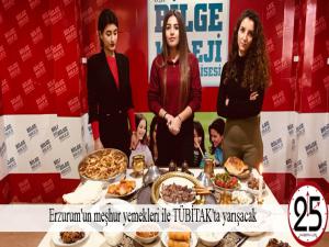 Erzurum'un meşhur yemekleri ile TÜBİTAK'ta yarışacak 