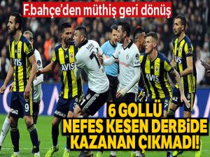 İlk yarı Beşiktaş, ikinci yarı Fenerbahçe | Beşiktaş - Fenerbahçe kaç kaç?