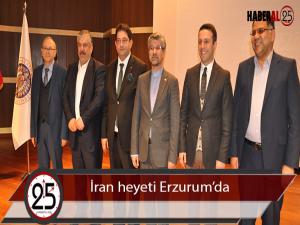  İran heyeti Erzurumda 