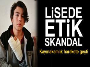 Lisede etik skandal!