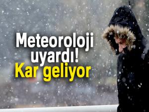 Meteoroloji uyardı! Kar geliyor |1 Aralık yurtta hava durumu