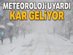 Meteoroloji uyardı! Kar geliyor, 19 Şubat 2019 yurtta hava durumu