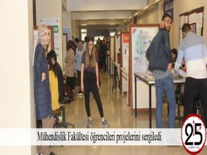 Mühendislik Fakültesi öğrencileri projelerini sergiledi 