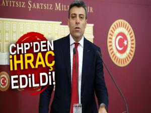 Öztürk Yılmaz CHP'den ihraç edildi!