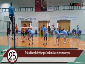  Palandöken Belediyesporun kartalları durdurulamıyor 