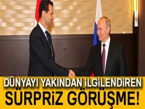 Putin ve Esad Suriyeyi görüştü