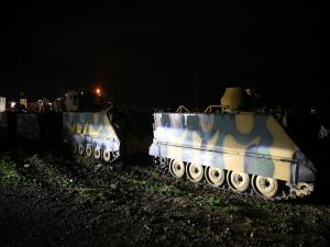 TSKya ait 300 askeri araç, İdlibe girdi