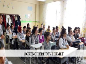 ÖĞRENCİLERE DEV HİZMET