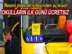 İstanbul'da okulların ilk günü ulaşım ücretsiz