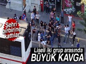 İzmir'de liseli iki grup arasında kavga