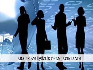 ARALIK AYI İŞSİZLİK ORANI AÇIKLANDI