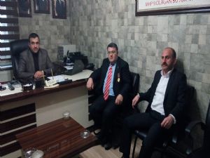 ERZURUM ŞEHİT AİLELERİ VE GAZİLERDEN MHP İL BAŞKANLIĞINA ZİYARET