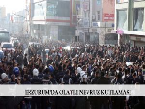 Erzurum'da olaylı nevruz!