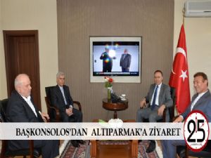 Başkonsolos'tan  Altıparmak'a ziyaret