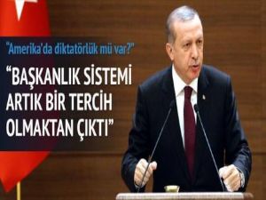'Başkanlık tercih değil zorunluluk'