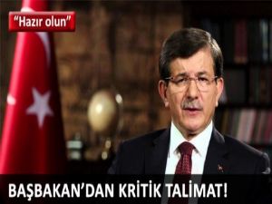 Davutoğlu'dan 'seçime hazır olun' talimatı