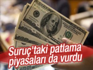 Suruç'taki patlamadan piyasalar da etkilendi