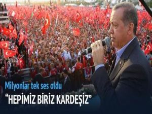 Hepimiz biriz kardeşiz