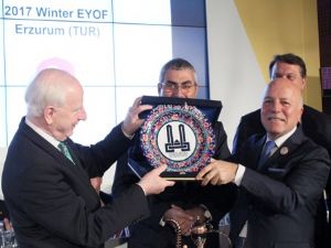 2017 Olimpiyat bayrağı Erzurum'da