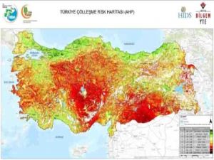 Türkiye'nin çölleşme risk haritası çıkarıldı