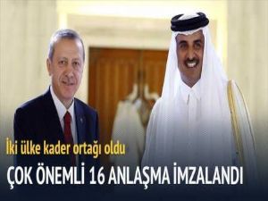 Türkiye ile Katar kader ortağı oldu