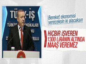Cumhurbaşkanı Erdoğan'ın Türk-İş Genel Kurulu konuşması