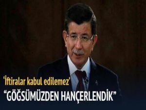 'Göğsümüzden hançerlendik'