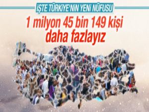 TÜİK Türkiye'nin nüfusunu açıkladı