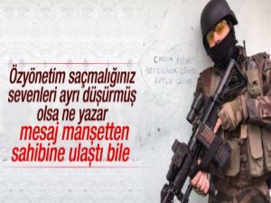 Özel harekat polisinden duygusal Sevgililer Günü mesajı