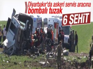 Diyarbakır'da 6 asker şehit
