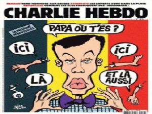 Charlie Hebdo'nun tepki alan Belçika saldırısı karikatürü