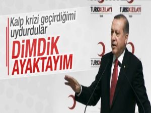 Cumhurbaşkanı Erdoğan'dan kalp krizi iddialarına yanıt