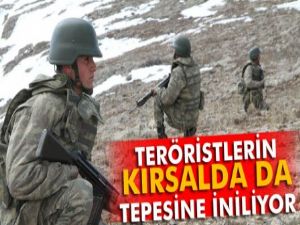 Teröristlerin kırsalda da tepesine iniliyor