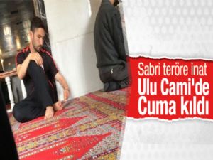 Sabri Sarıoğlu Ulu Cami'de Cuma namazında