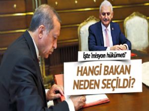 İşte 'Misyon Hükümeti'