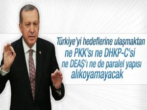 Erdoğan: Türkiye'yi hedeflerine ulaşmaktan alıkoyamayacaklar
