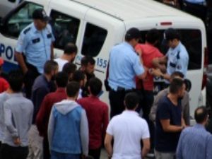 Erzurum'da meydan muharebesi gibi kavga