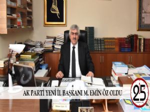 AK Parti Erzurum İl başkanı belli oldu