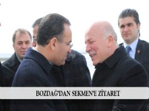 BOZDAĞ, BAŞKAN SEKMEN'İ ZİYARET ETTİ