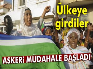 Senegal askeri Gambiya'da